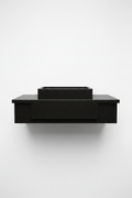 Absolute Black Granite Bathroom Countertop – Honed Finish | Marble Studio UAE